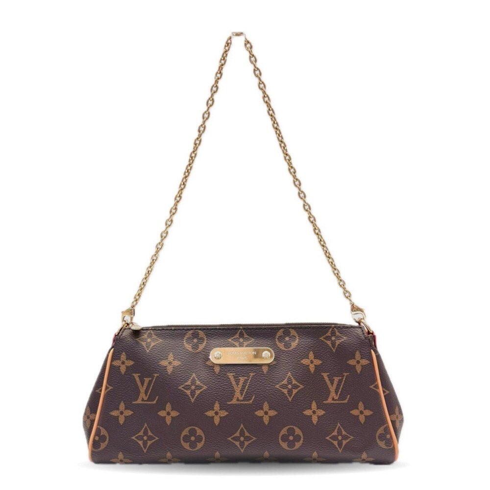 Louis Vuitton Pochette Eva Monogram Chain Shoulder Bag Brown M13567 LOUIS VUI...